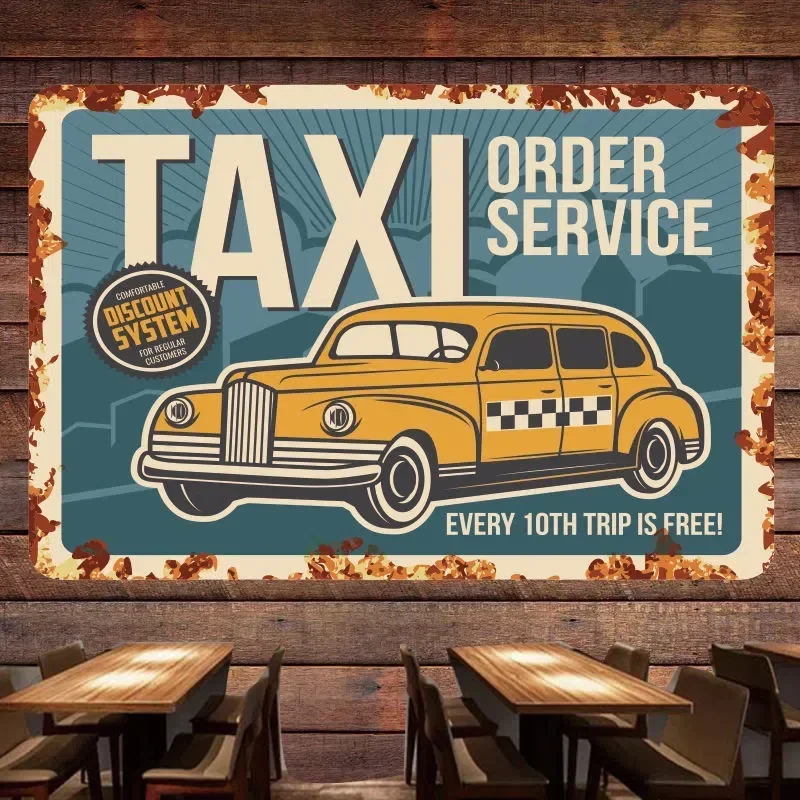 Auto Repair Shop Banners - Servicio de Pedidos de Taxis, Póster
