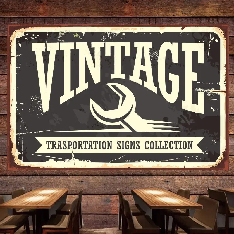 Póster de coches de colección  - Auto Repair Shop Banners reseña y precio