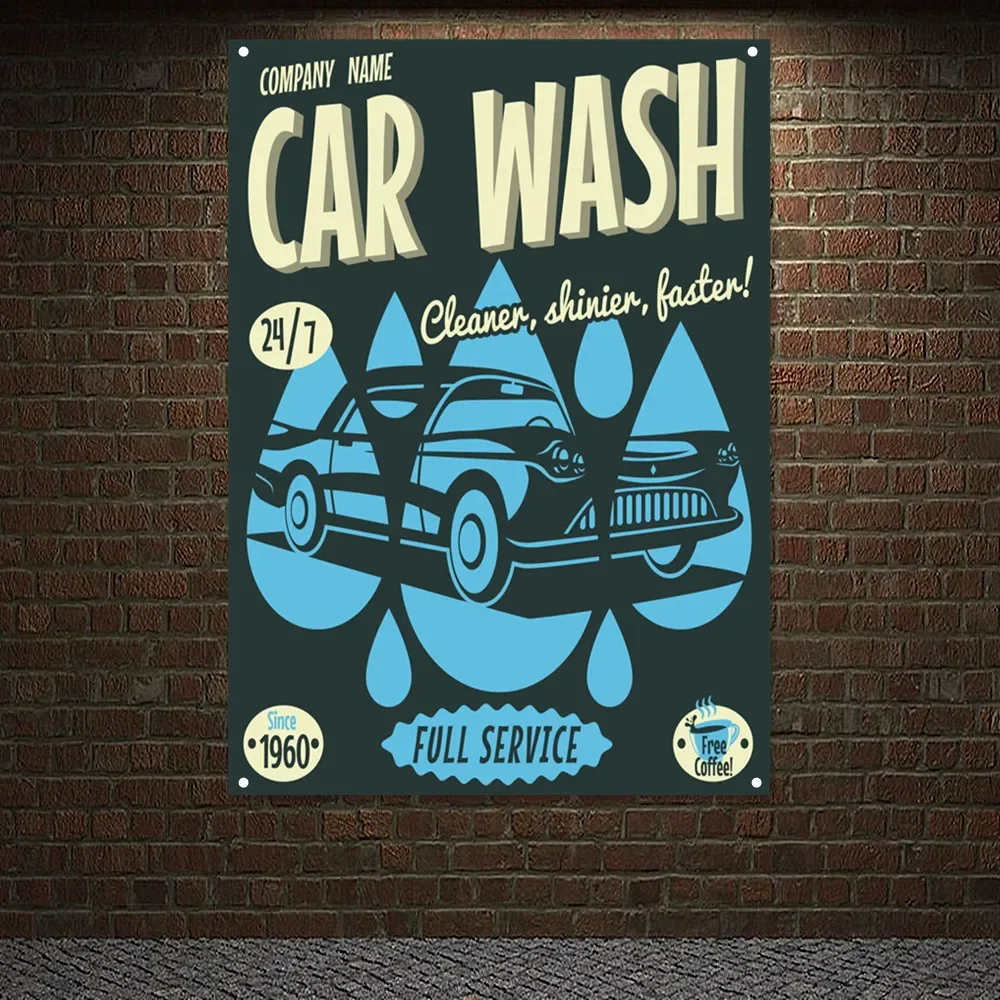 Póster de servicio completo y  - Auto Repair Shop Banners reseña y precio