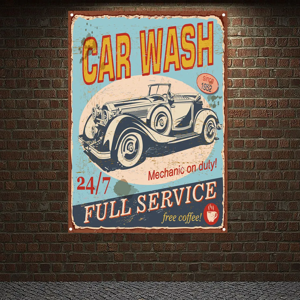 Póster de servicio completo de - Auto Repair Shop Banners reseña y precio