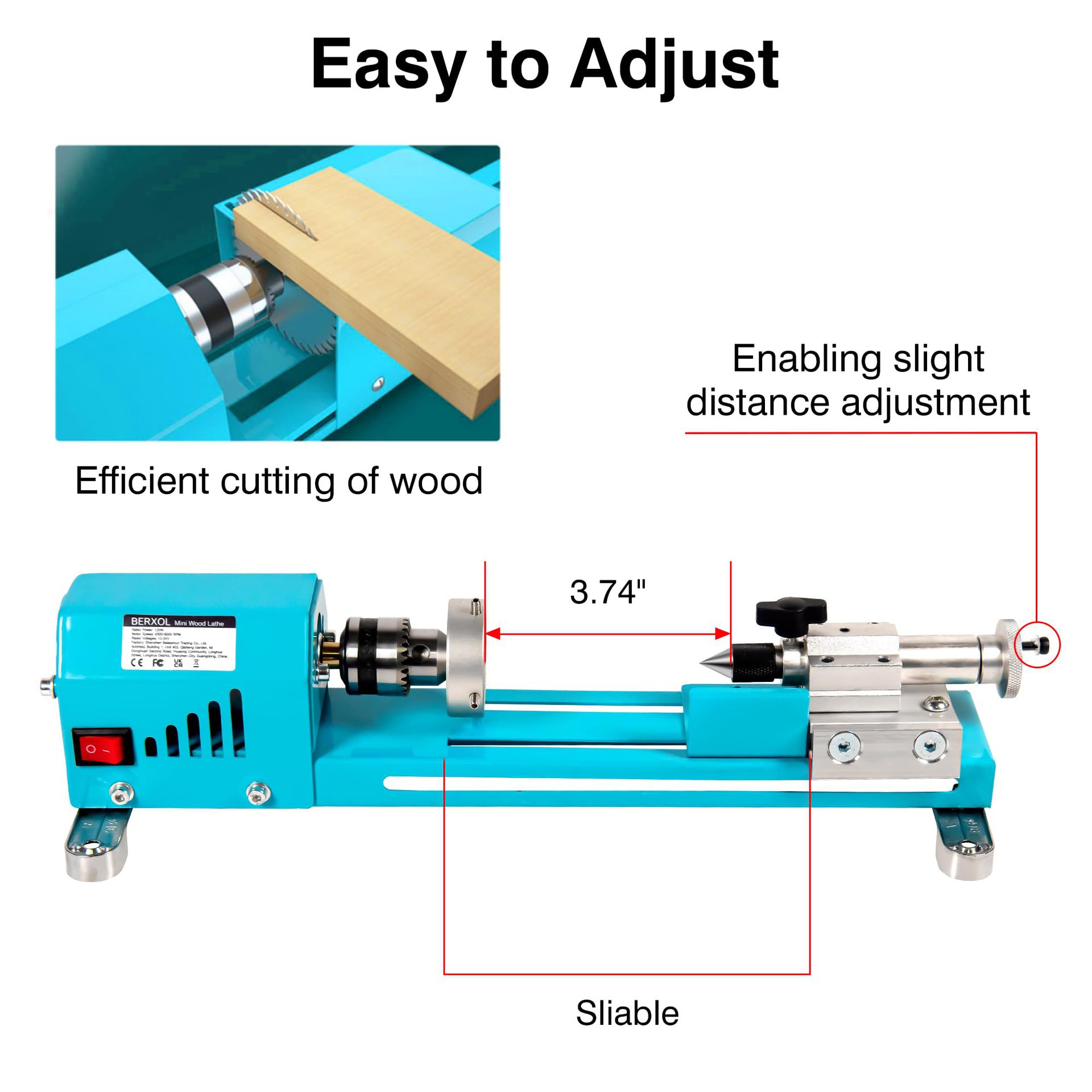 Nuevo Mini Torno Eléctrico par - Brake Drum Lathe reseña y precio